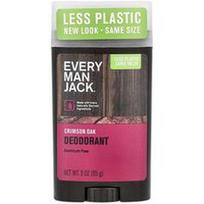 Every Man Jack, Dezodorantas, be aliuminio, tamsiai raudono ąžuolo, 85 g