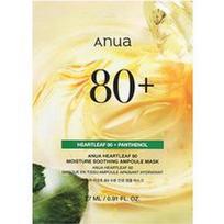 Anua, „Heartleaf 80 Moisture Soothing“ ampulės formos grožio kaukė, 1 lakštas, 27 ml (0,91 fl oz)