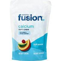 Bariatric Fusion, Kalcio minkšti kramtukai, vaisių punšas, 60 minkštų kramtukų