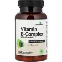 Futurebiotics, Vitamino B kompleksas su vitaminu C, 120 vegetariškų kapsulių