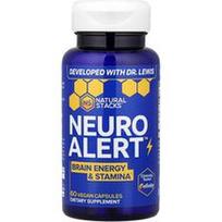 Natural Stacks, „Neuro Alert™“, 60 veganiškų kapsulių
