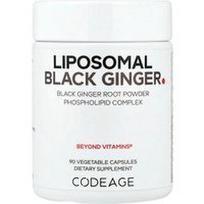 Codeage, Liposominis juodasis imbieras, 90 daržovių kapsulių (500 mg vienoje kapsulėje)