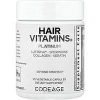 Codeage, Plaukų vitaminai, platininiai, 90 augalinių kapsulių