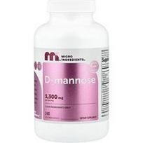 Micro Ingredients, D-manozė, 240 vegetariškų kapsulių