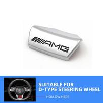 Dekoratyvinės lipdukų apdangalai automobilio vairui Mercedes Benz AMG GLE GLS CLA CLE GLC CLS GLA W223 W213 W206 QI6 white