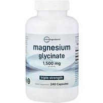 Micro Ingredients, Magnio glicinatas, 240 kapsulių