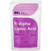 Micro Ingredients, R-alfa lipoinė rūgštis, 120 minkštųjų kapsulių (200 mg vienoje minkštojoje kapsulėje)