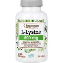 Quantum Health, L-lizinas, 500 mg, 100 tablečių
