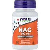 NOW Foods, NAC su selenu, 30 kapsulių