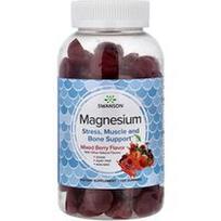 Swanson Vitamins, Magnio guminukai, mišrių uogų skonio, 120 guminukų (100 mg viename guminuke)