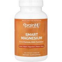 BrainMD, Išmanusis magnis, 120 veganiškų kapsulių (150 mg vienoje kapsulėje)