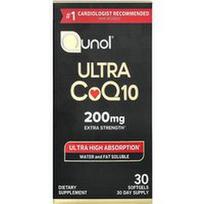 Qunol, Ultra CoQ10, 200 mg, 30 minkštųjų kapsulių