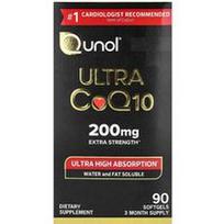 Qunol, Ultra CoQ10, 200 mg, 90 minkštųjų kapsulių
