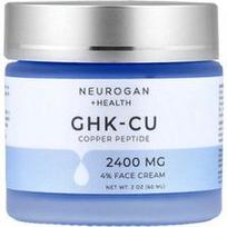 Neurogan Health, GHK-CU vario peptidas, veido kremas, 2 uncijos (60 ml)