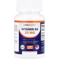 Vitamatic, Vitamin B6, 25 mg, 250 Tablets