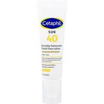 Cetaphil, Kasdienis apsauginis kremas nuo saulės, tonuotas veido losjonas, visiems odos tipams, SPF 40, 50 ml