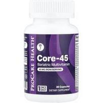 ProCare Health, Core-45, bariatrinis multivitaminas, 30 kapsulių