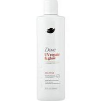 Dove, UV spindulių atkuriamasis ir švytėjimą suteikiantis, pažeidimų terapijos šampūnas, 355 ml