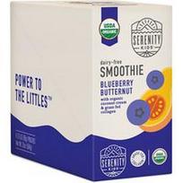 Serenity Kids, Pieno produktų neturintis kokteilis su kolagenu, visiems nuo 6 mėnesių, uogų ir sviestinio muilo, 6 pakeliai po 99 g