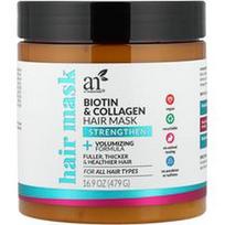 artnaturals, Biotino ir kolageno plaukų kaukė, visiems plaukų tipams, 479 g