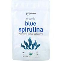 Micro Ingredients, Organinė mėlynoji spirulina, 30 g