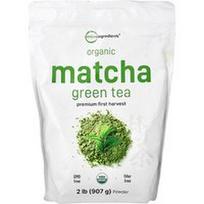 Micro Ingredients, Ekologiški žaliosios arbatos milteliai „Matcha“, 907 g