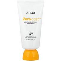 Anua, „Zero-Cast™“ drėkinamasis apsauginis kremas nuo saulės, SPF 50, 50 ml
