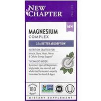 New Chapter, Magnio kompleksas, 180 tablečių (162,5 mg vienoje tabletėje)