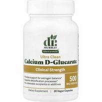 Dr. Murray's, Kalcio D-gliukaratas, 500 mg, 30 veganiškų kapsulių