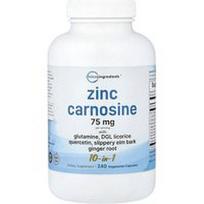 Micro Ingredients, Cinko karnozinas, 240 vegetariškų kapsulių