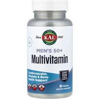 KAL, Vyrams skirtas multivitaminas 50+, 60 daržovių kapsulių