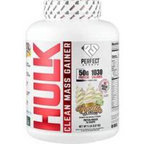 PERFECT Sports, „Hulk Clean“ masės didinimo priemonė, vaniliniai ledai, 2,27 kg
