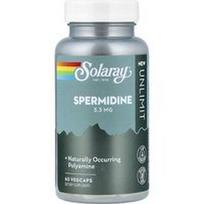 Solaray, „Unlimit“, spermidinas, 3,3 mg, 60 daržovių kapsulių