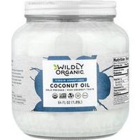 Wildly Organic, Nerafinuotas grynas kokosų aliejus, 64 skysčio uncijos (1,89 l)