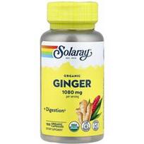 Solaray, Organinis imbieras, 100 kapsulių (540 mg vienoje kapsulėje)