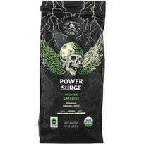 Death Wish Coffee, „Power Surge“ kava, malta, vidutinio tamsumo, su didesniu kofeino kiekiu, 283 g