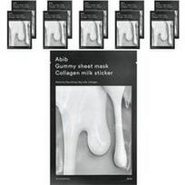 Abib, Guminukų grožio kaukė su kolageno pieneliu, 10 lapelių, po 27 ml (0,91 fl oz)