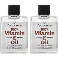Cococare, 100 % vitamino E aliejus, 2 pakuotės po 15 ml (0,5 fl oz)