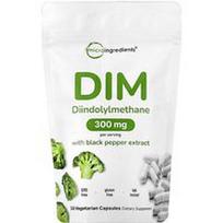 Micro Ingredients, DIM su juodųjų pipirų ekstraktu, 240 vegetariškų kapsulių