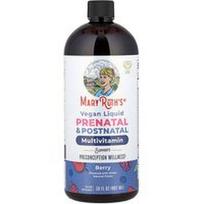 MaryRuth's, Veganiškas skystas prenatalinis ir postnatalinis multivitaminas, uogų skonio, 887 ml