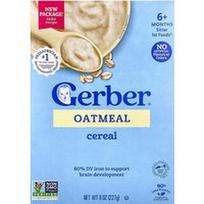Gerber, Avižiniai dribsniai, 6+ mėnesių, 8 uncijos (227 g)