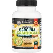 BioSchwartz, Itin aukščiausios kokybės Garcinia Cambogia, maksimalaus stiprumo, 60 kapsulių