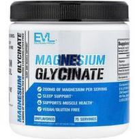 EVLution Nutrition, Magnio glicinatas, be skonio, 135 g