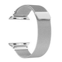 Apple Watch S10 Milanese Loop Magnetic Metal Band - Universal iWatch Accessory 20mm sidabras