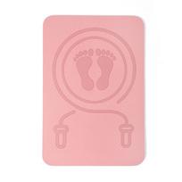 Thickened Non-Slip Women's TPE Yoga and Fitness Mat with Jump Rope for Outdoor Workouts 60x40x0.6cm pink