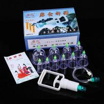 12Pcs Vacuum Jar Cupping Cans Device for Massage Meridian Therapy Acupuncture Antiaging Cellulite Suction Cup Body Massage Cans blue