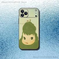 Cute Y-Yoshitomo N-Nara Phone Case For iPhone 17,16,15,14,13,12,Pro,Max,Plus,E,SE4,Air,Mini Black Soft Box iPhone16plus gray