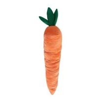 Giant Carrot Dog Toy Plush Squeaky Dog Chew Toy with Crinkle Sound Interactive Soft Stuffed Teething Toy for Small Medium Large Dogs Carrot Set orange