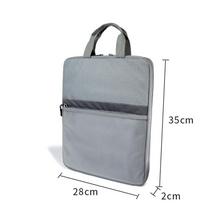 Portable Document & Passport Holder: Large Capacity Travel Organizer Bag gray