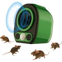 Rodent Repeller,Rodent Deterrent Device,Bat Repeller (with LED Strobe Light),Suitable for House Attics,RVs,and Garages žalia